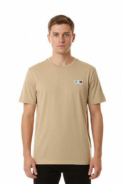 Pánské Tričko S Límečkem Béžové TOMMY HILFIGER Vel. XL