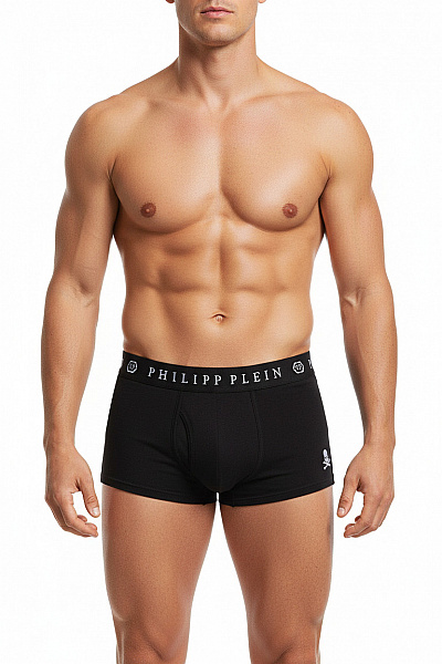 Pánské Spodní Prádlo Bavlněné Černé PHILLIP PLEIN