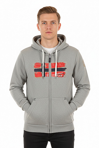 GEORGE. Pánská Mikina Šedá Vel. L