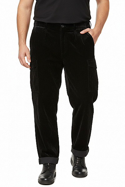 Pánské Kalhoty Kapsáče Modré ARMANI Second Hand