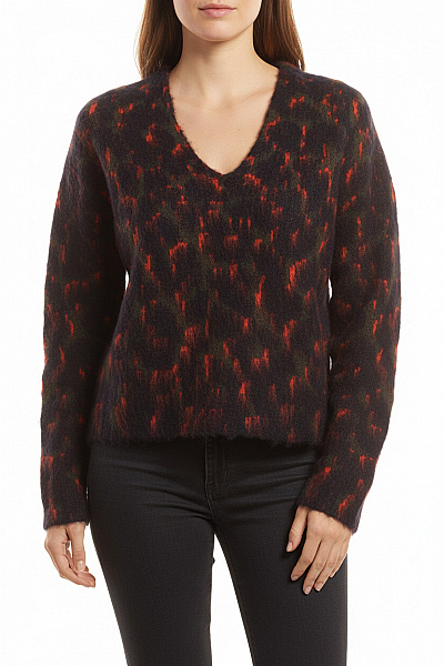 Dámský Svetr Barevný Zadig&Voltaire Deluxe Second Hand Vel. XS/S