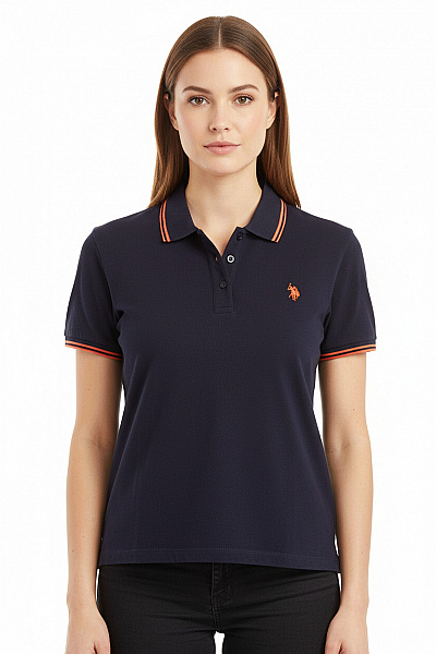 Dámské Tričko Modré U.S.POLO ASSN. Vel. M