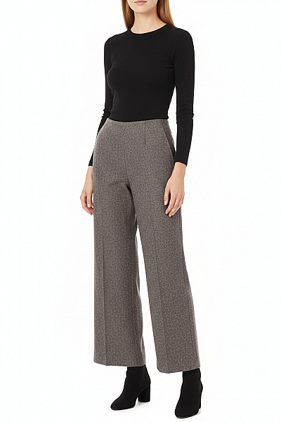 Teplé Dámské Kalhoty Vlněné Šedé BENETTON Vel. 42