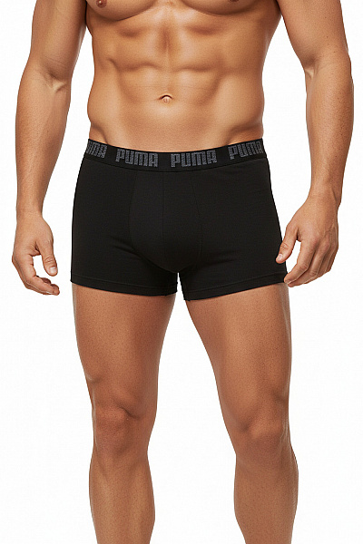 Puma Pánské Spodní Prádlo Bavlněné Černé