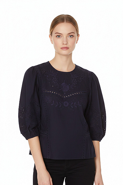 Vzorovaná  Halenka Modrá Scotch & Soda Vel. 36