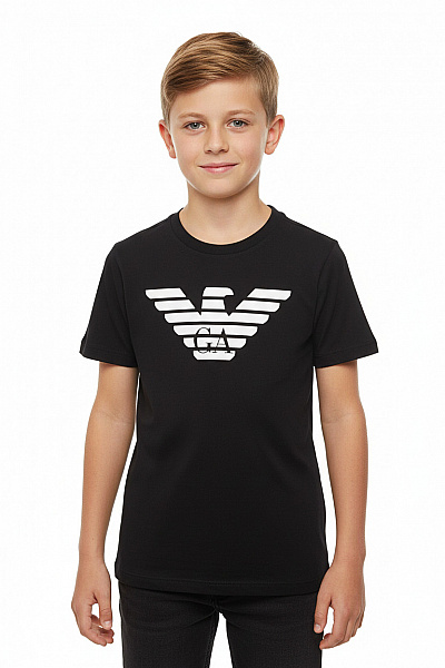 Chlapecké Tričko Černé ARMANI Second Hand