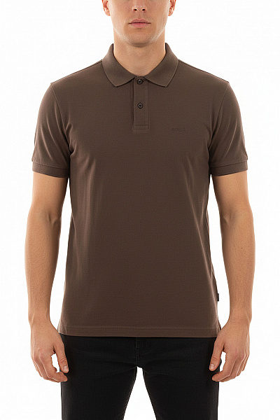 Hugo Boss Pánské Tričko S Límečkem Šedé Second Hand Vel. S