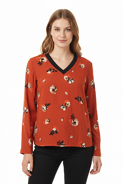 Kaffe Vzorovaná  Halenka Barevná Vel. 38