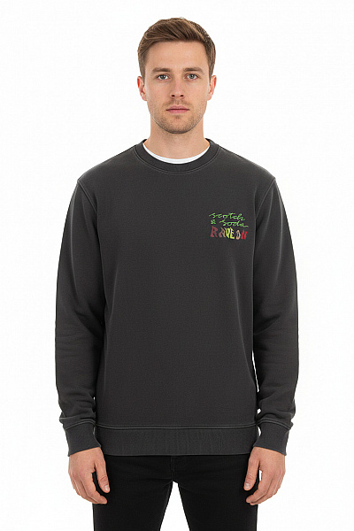 Pánská Mikina Bez Zapínání Šedá Scotch & Soda Vel. M