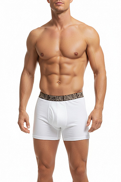 Cristiano Ronaldo Pánské Prádlo Bílé Vel. M