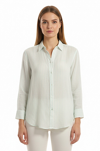 Pepe Jeans Vzorovaná Dámská Košile Zelená Vel. L