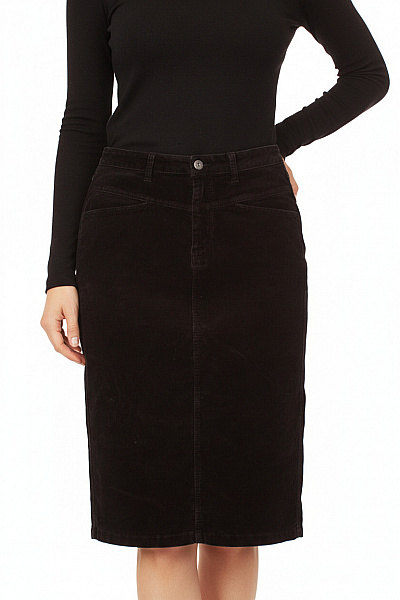 Dlouhá  Sukně Černá CLOSED Vel. 46