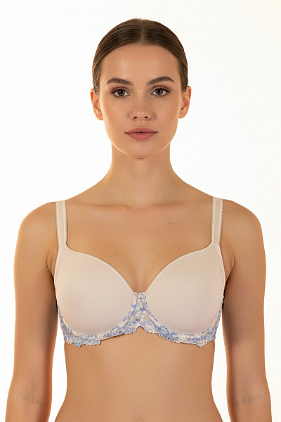Wacoal Béžová Krajková Podprsenka S Měkkými Košíčky Velikost 75D