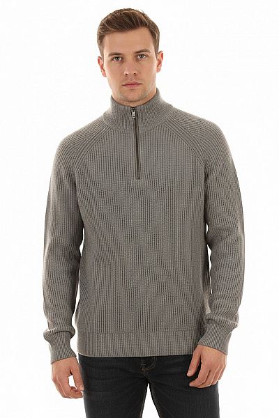 Pánský Rolák Vlněný Šedý HACKETT Vel. M