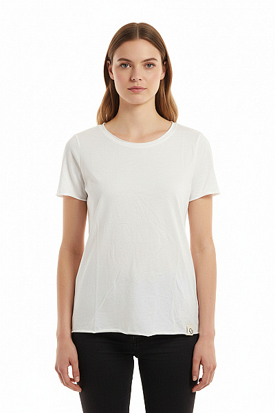 Jednoduché Dámské Tričko Bílé COTTON CANDY Vel. S