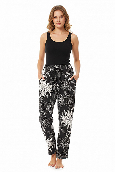 Dámské Kalhoty Černobílé Lascana Second Hand Vel. 32/34