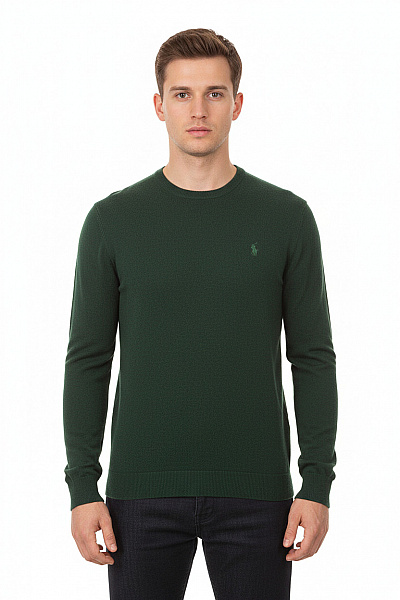 Ralph Lauren Pánský Pulovr Vlněný Zelený Vel. XS