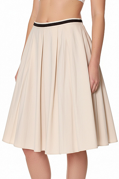 Sukně Béžová MANGO Vel. 40