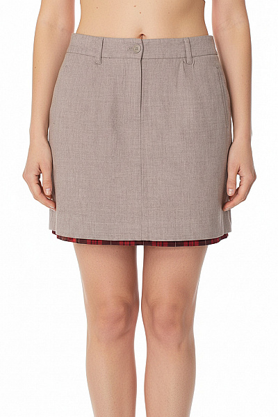 TOMMY HILFIGER Sukně Vlněná Šedá Second Hand