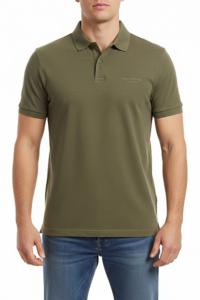Marc O´Polo Pánské Tričko S Límečkem Zelené Vel. M