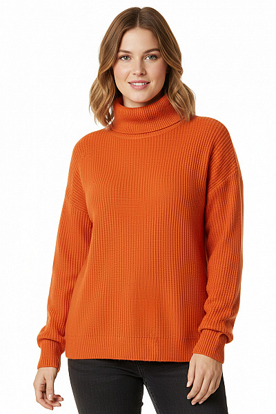 Cartoon Dámský Rolák Oranžový Vel. XL