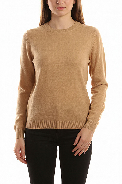 Dámský Pulovr Vlněný Hnědý Vel. S