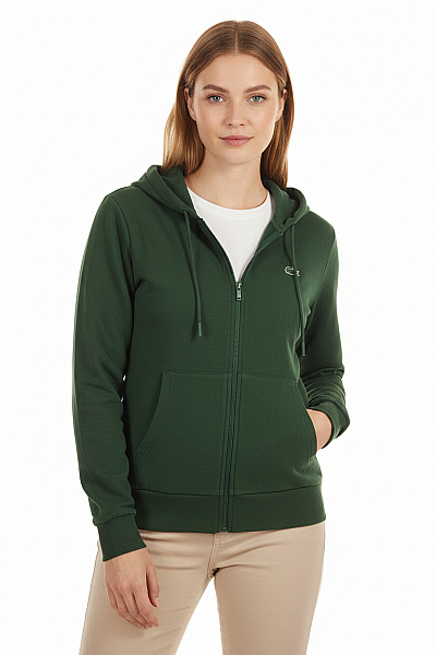 LACOSTE Dámská Mikina Zelená Vel. L