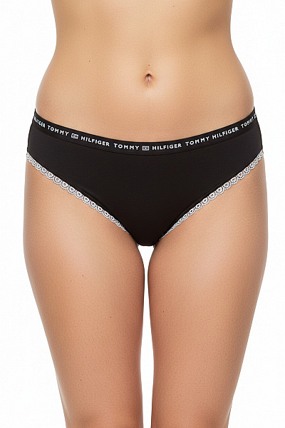  Kalhotky Polyamidové Černé TOMMY HILFIGER