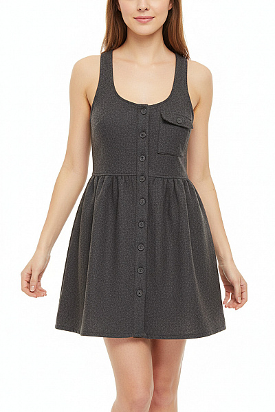  Šaty Pletené Vlněné Šedé OBJECT Vel. 36