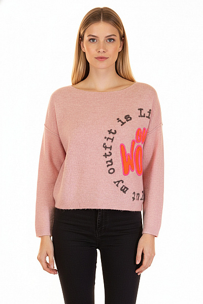 Grace Dámský Svetr Růžový Vel. XS