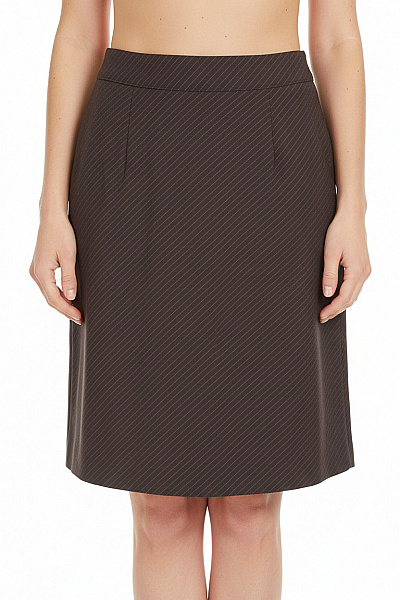 Sukně Vlněná Šedá TOMMY HILFIGER