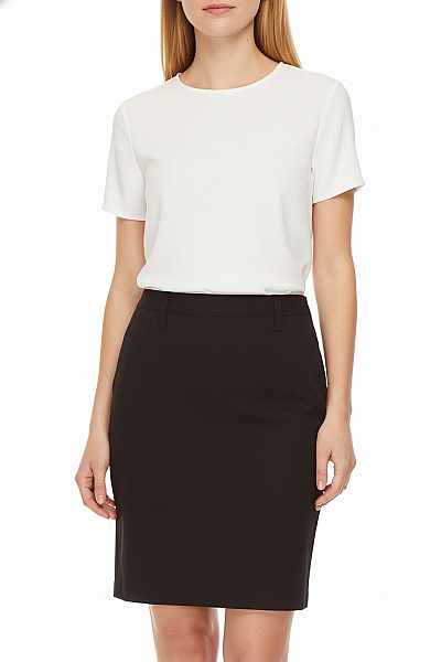 Balonová  Sukně Vlněná Černá Bruuns Bazaar Vel. 38