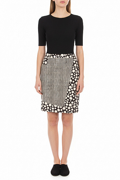 Sukně Vlněná Černobílá Whistles Vel. 38