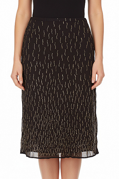 Dlouhá  Sukně Hnědá MARINA RINALDI Vel. 23