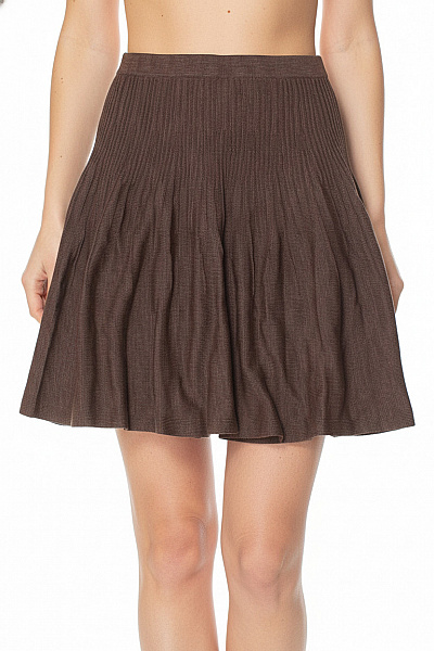  Sukně áčková Vlněná Šedá PART TWO Vel. S