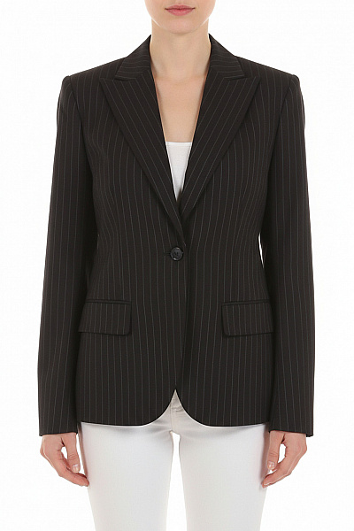 PATRIZIA  PEPE Společenské Dámské Sako Vlněné Černé Vel. 42