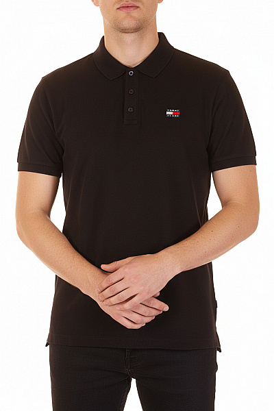 Pánské Tričko S Límečkem Černé TOMMY HILFIGER Vel. XXL