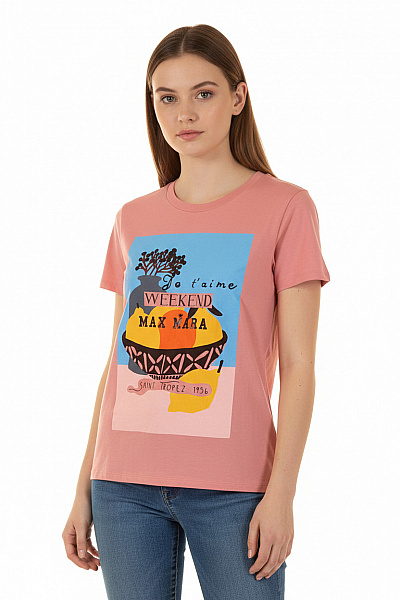 Weekday Dívčí Tričko Růžová Second Hand