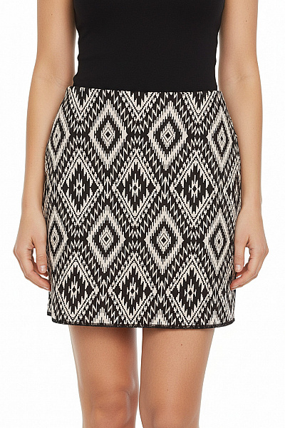  Sukně áčková Černobílá Vel. 36