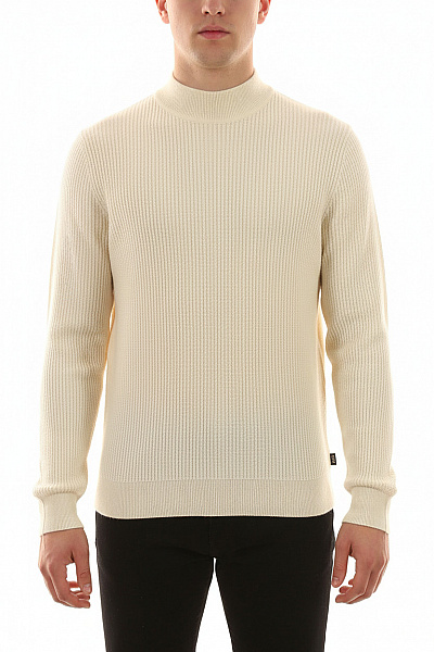 Hugo Boss Pánský Pulovr Vlněný Bílý Vel. M