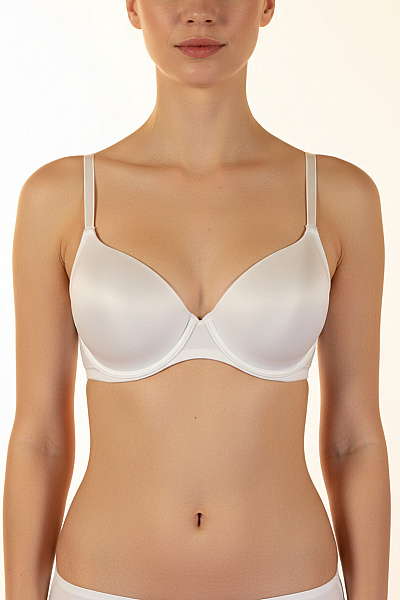 Ellen Tracy Dámská Hladká Push Up Podprsenka Bílá Velikost 38C
