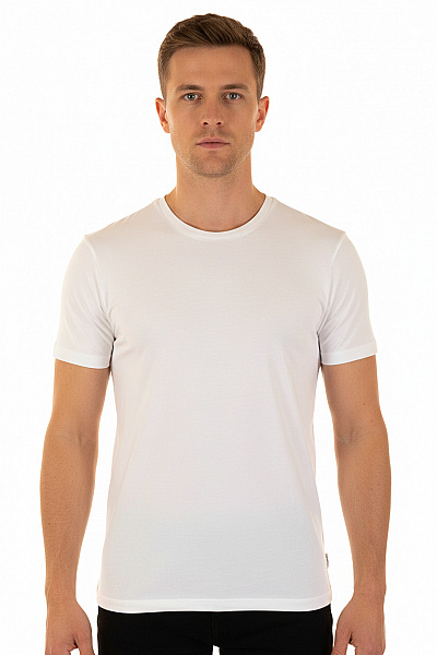 Calvin Klein Jednoduché Pánské Tričko Bílé Vel. M