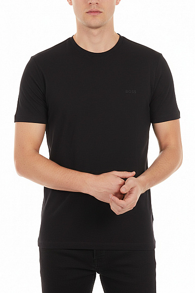 Hugo Boss Jednoduché Pánské Tričko Černé Vel. L