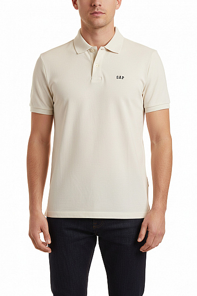 Pánské Tričko Béžové Gap Second Hand Vel. M