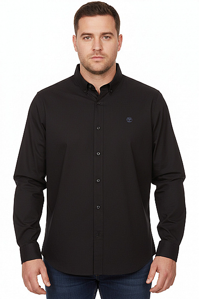 Pánská Košile Jednobarevná Modrá Timberland Vel. XXL