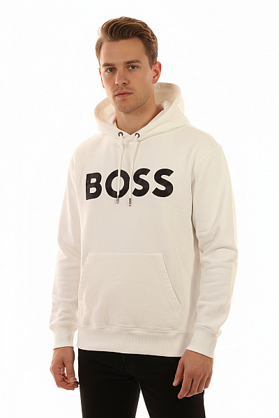 Pánská Mikina Bílá Hugo Boss Vel. S