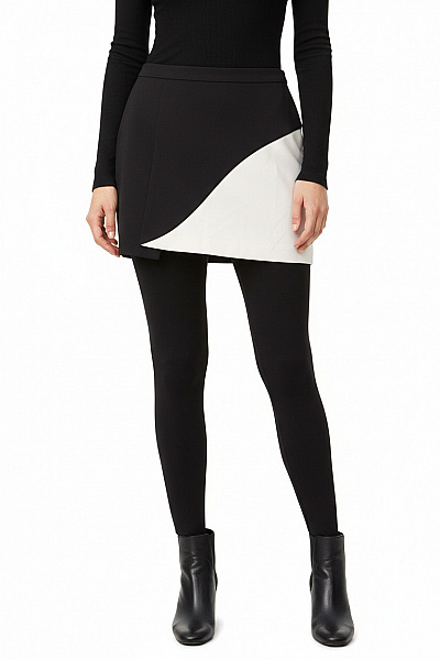 BCBGMAXAZRIA Balonová  Sukně Černobílá Vel. M