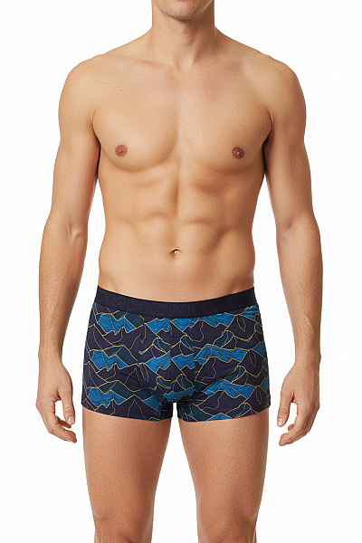 HOM Pánské Prádlo Modré Vel. L