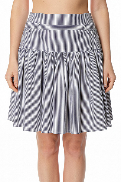 SECOND FEMALE  Sukně áčková Modrá Vel. M