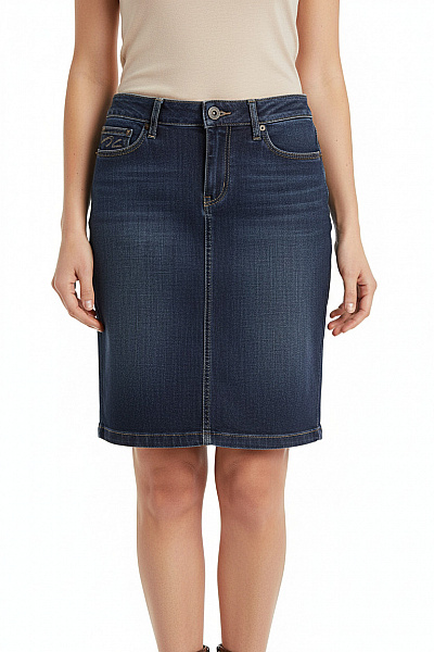 Džínová  Sukně Modrá TOMMY HILFIGER Second Hand